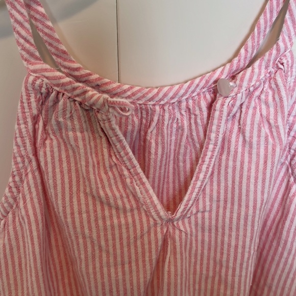 Pink and white tank dress - Picture 3 of 4